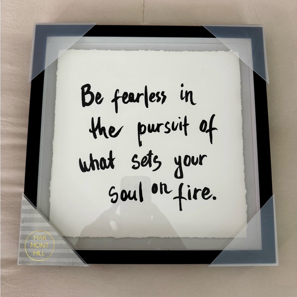 Black and White Inspirational Wall Art